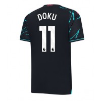 Dres Manchester City Jeremy Doku #11 Rezervni 2023-24 Kratak Rukav